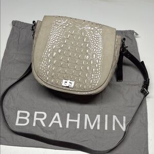 Brahmin suede crossbody